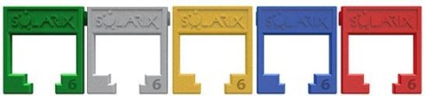 Moduł Keystone beznarzędziowy samozaciskowy SOLARIX Cat.6 STP RJ45 RAL