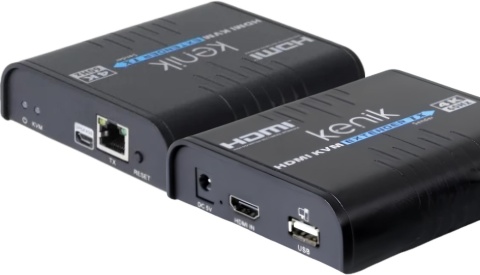 Nadajnik extendera HDMI Kenik KG-EX120HDMI-U/IP/4K6/Tx wideo + myszka po skrętce