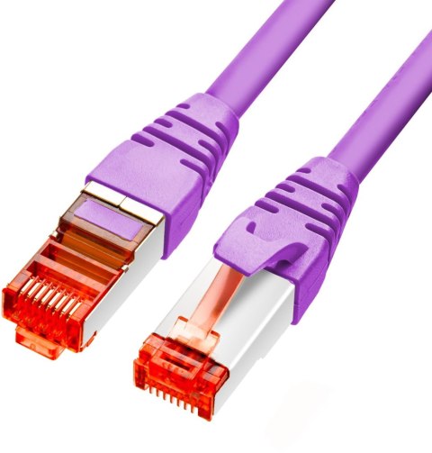 PATCHCORD SKRĘTKA GETFORT CAT.6A S/FTP LSOH 2m fioletowy