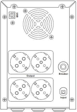 Hikvision DS-UPS3000-R(O-STD)/EU