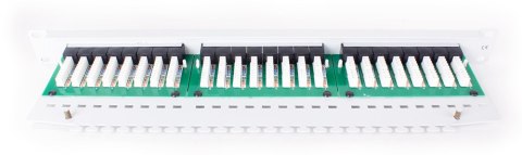 PATCH PANEL UTP CAT.6 24 PORTY SZARY PGF-6UTP24-B5-G GETFORT