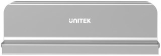 Unitek Stojak na laptopa, pionowy, aluminium