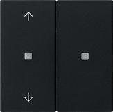 GIRA klawisz do obsł. RF 2x strzałek KNX System 55 czarny m 5108005
