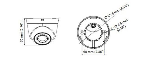KAMERA IP HIKVISION DS-2CD1321-I 2.8mm