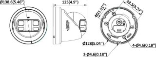 Kamera IP Hikvision DS-2CD2387G3P-LIS2UY/SL(180°)/O-STDBLACK