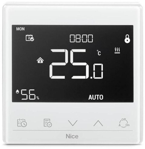 Warm-Control Water Heating Thermostat 868,4 Mhz Nice White