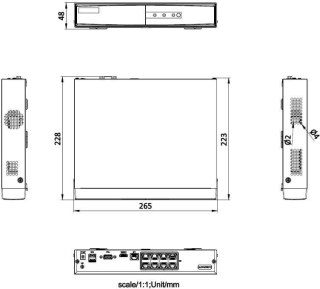 Rejestartor IP Hikvision DS-7108NI-Q1/8P/M(D)
