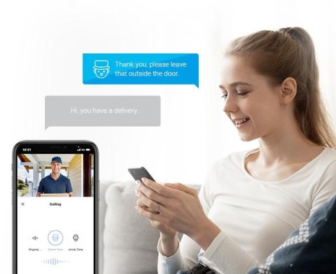 Wizjer do drzwi Ezviz CP4 4MP Wi-Fi srebrny