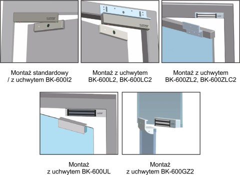 Zwora elektromagnetyczna SCOT EL-600TSL2 Zwora elektromagnetyczna SCOT EL-600TSL2