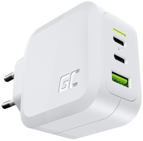 ŁADOWARKA SIECIOWA Green Cell POWERGAN 65W 2xUSB-C 1xUSB-A CHARGC08W ŁADOWARKA SIECIOWA Green Cell POWERGAN 65W 2xUSB-C 1xUSB-A CHARGC08W