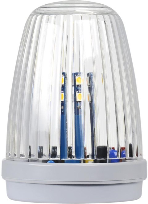 Lampa LED Proxima KOGUT BIAŁA z anteną 433.92 MHz (12-24V AC/DC lub 230V AC) świeci na żółto Lampa LED Proxima KOGUT BIAŁA z anteną 433.92 MHz (12-24V AC/DC lub 230V AC) świeci na żółto