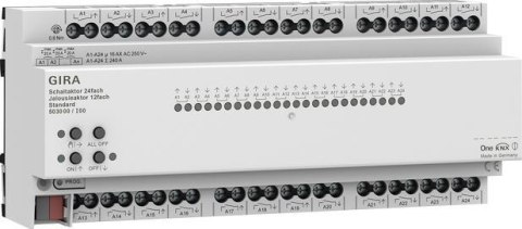GIRA aktor przekaźnikowy/żaluzjowy 24x/12x 16 A standard KNX ONE 503000 GIRA aktor przekaźnikowy/żaluzjowy 24x/12x 16 A standard KNX ONE 503000