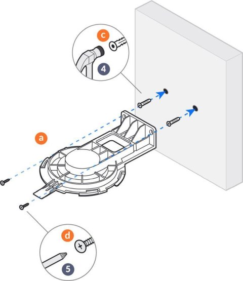 UCHWYT UBIQUITI Ścienny (UACC-Lite-AP-AM) UCHWYT UBIQUITI Ścienny (UACC-Lite-AP-AM)