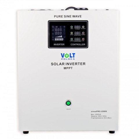 PRZETWORNICA VOLT POLSKA SINUSPRO-2200S 1400/2200W 12V SOLAR PRZETWORNICA VOLT POLSKA SINUSPRO-2200S 1400/2200W 12V SOLAR