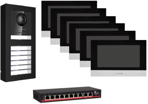 Wideodomofon IP VIDOS ONE X162/6xM2010 Wideodomofon IP VIDOS ONE X162/6xM2010