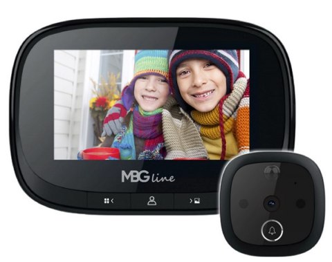 Wizjer do drzwi kamera MBG Line SF55 Black Edition Wizjer do drzwi kamera MBG Line SF55 Black Edition