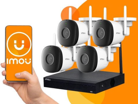 Zestaw do monitoringu wifi IMOU WI-FI KIT LITE KIT/NVR1104HS-W-S2/4-F22 Zestaw do monitoringu wifi IMOU WI-FI KIT LITE KIT/NVR1104HS-W-S2/4-F22