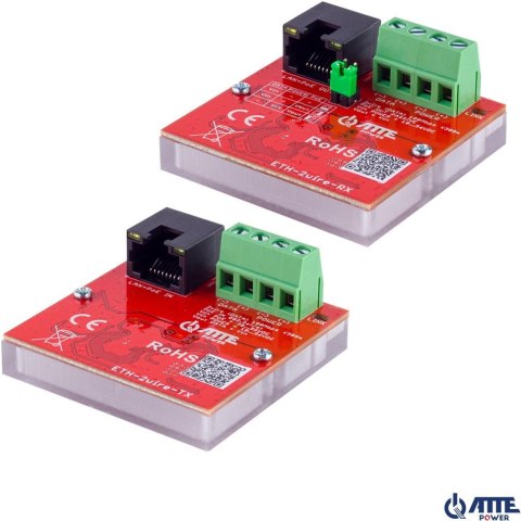 Zestaw konwerterów ATTE ETH-2wire-A-SET Zestaw konwerterów ATTE ETH-2wire-A-SET