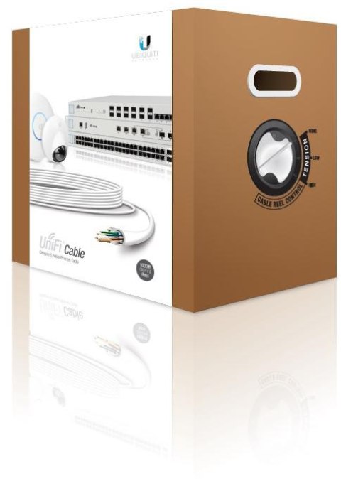 KABEL SKRĘTKA UBIQUITI CAT.6 U/UTP UC-C6-CMR 305m KABEL SKRĘTKA UBIQUITI CAT.6 U/UTP UC-C6-CMR 305m