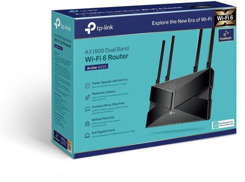 ROUTER TP-LINK ARCHER AX23 Wi-Fi 6 AX1800 ROUTER TP-LINK ARCHER AX23 Wi-Fi 6 AX1800