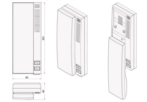 ACO INS-UP720BX UNIFON - hold, 1-przycisk, gniazdo RJ ACO INS-UP720BX UNIFON - hold, 1-przycisk, gniazdo RJ