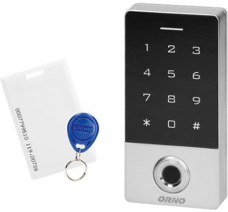 Zamek szyfrowy ORNO OR-ZS-822 z czytnikiem lini papilarnych i czytnikiem RFID Zamek szyfrowy ORNO OR-ZS-822 z czytnikiem lini papilarnych i czytnikiem RFID