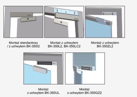 Zwora elektromagnetyczna SCOT EL-350SL2 Zwora elektromagnetyczna SCOT EL-350SL2