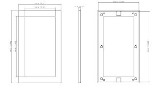 RAMKA DO MODUŁÓW WIDEODOMOFONOWYCH DAHUA VTM125