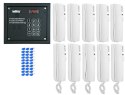 Laskomex system domofonu 10 lokatorów, 1 wejście, czytnik rfid. Laskomex system domofonu 10 lokatorów, 1 wejście, czytnik rfid.