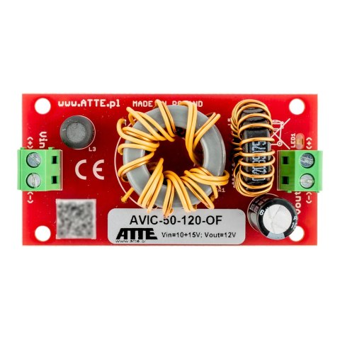 PRZETWORNICA ATTE DC/DC AVIC-50-120-OF 10-15V 50W 4A PRZETWORNICA ATTE DC/DC AVIC-50-120-OF 10-15V 50W 4A