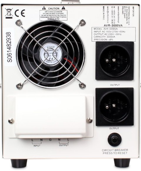 STABILIZATOR NAPIĘCIA VOLT POLSKA AVR 3000 STABILIZATOR NAPIĘCIA VOLT POLSKA AVR 3000