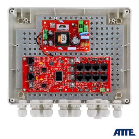 SWITCH ZEWNĘTRZNY 8-PORTOWY POE DO 8 KAMER IP ATTE IP-8-20-L2 SWITCH ZEWNĘTRZNY 8-PORTOWY POE DO 8 KAMER IP ATTE IP-8-20-L2