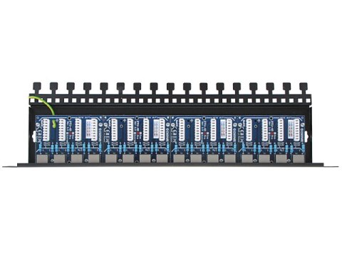 16-kanałowy panel zabezpieczający LAN z podwyższoną ochroną przepięciową PoE EWIMAR PTU-516R-PRO/PoE 16-kanałowy panel zabezpieczający LAN z podwyższoną ochroną przepięciową PoE EWIMAR PTU-516R-PRO/PoE
