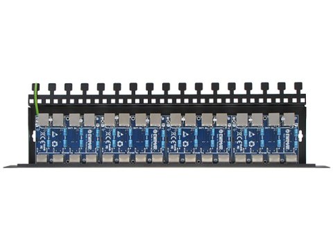 16-kanałowy panel zabezpieczający serii PRO z ochroną przepięciową POE EWIMAR PTF-516R-PRO/PoE 16-kanałowy panel zabezpieczający serii PRO z ochroną przepięciową POE EWIMAR PTF-516R-PRO/PoE