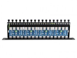 16-kanałowy panel zabezpieczający serii PRO z podwyższoną ochroną przepięciową RJ45 / RJ45 z funkcją InPoE EWIMAR PTF-516R-PRO/I