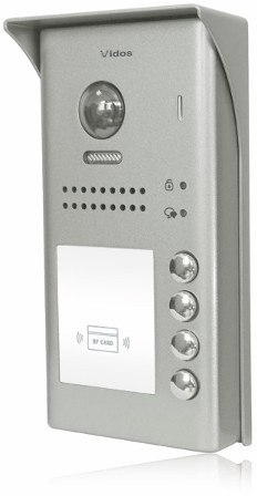 Czterorodzinna stacja bramowa VIDOS DUO S1104A Czterorodzinna stacja bramowa VIDOS DUO S1104A