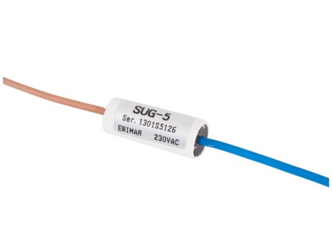 Miniaturowe zabezpieczenie antyprzepięciowe 230V EWIMAR SUG-5 Miniaturowe zabezpieczenie antyprzepięciowe 230V EWIMAR SUG-5