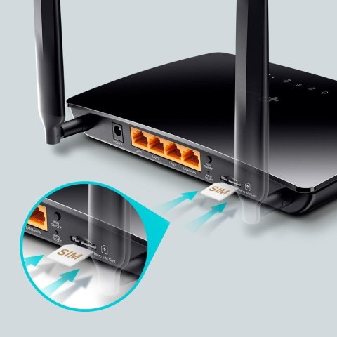 ROUTER TP-LINK MR200 AC750 4G LTE ROUTER TP-LINK MR200 AC750 4G LTE