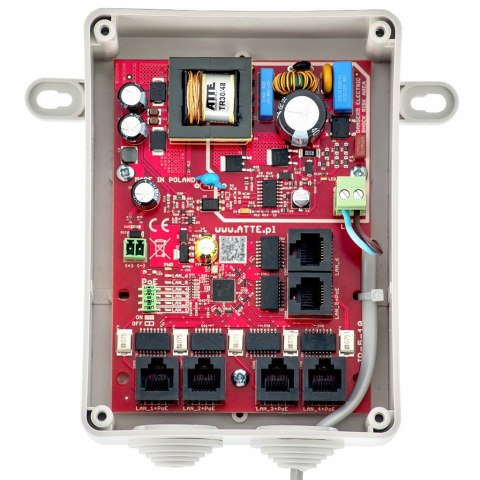 SWITCH 5-PORTOWY POE ATTE IPB-5-10A-S4 SWITCH 5-PORTOWY POE ATTE IPB-5-10A-S4