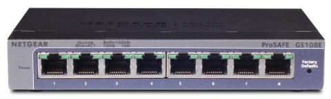 SWITCH NETGEAR GS108E-300PES/400EUS SWITCH NETGEAR GS108E-300PES/400EUS