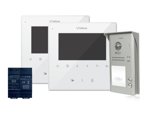 Wideodomofon 2-rodzinny VIDOS DUO 2 x M1022W / S1102A Wideodomofon 2-rodzinny VIDOS DUO 2 x M1022W / S1102A