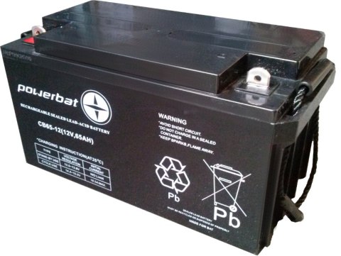 Akumulator AGM Powerbat 12V 65Ah Akumulator AGM Powerbat 12V 65Ah