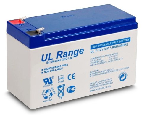 Akumulator AGM ULTRACELL UL 12V 7Ah UL7-12 Akumulator AGM ULTRACELL UL 12V 7Ah UL7-12