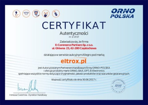CZUJNIK ZMIERZCHOWY OR-CR-233 ORNO Z SONDĄ CZUJNIK ZMIERZCHOWY OR-CR-233 ORNO Z SONDĄ