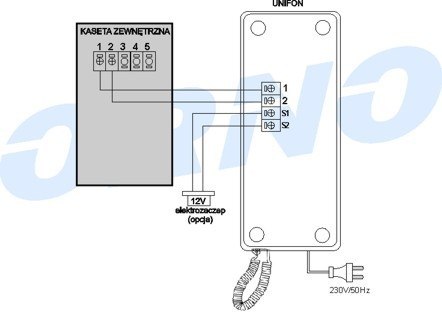 DOMOFON ORNO OR-DOM-RL-901/RL-3208A DOMOFON ORNO OR-DOM-RL-901/RL-3208A