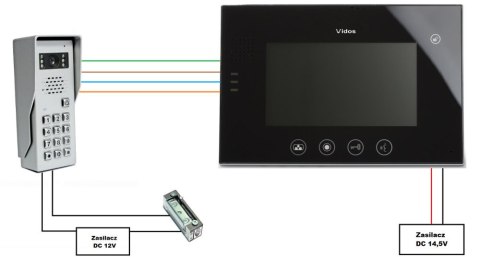 Wideodomofon VIDOS M670B / S50D Wideodomofon VIDOS M670B / S50D