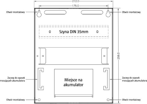 Zestaw kontroli dostępu ROGER PR402DR-SET Zestaw kontroli dostępu ROGER PR402DR-SET
