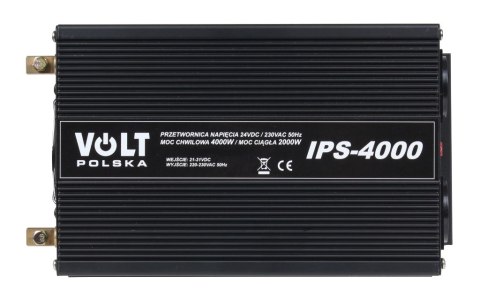 PRZETWORNICA VOLT POLSKA IPS-4000 24V / 230V 2000/4000W PRZETWORNICA VOLT POLSKA IPS-4000 24V / 230V 2000/4000W