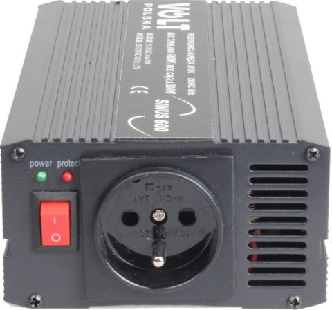 PRZETWORNICA VOLT POLSKA SINUS 600 24V / 230V 300/600W PRZETWORNICA VOLT POLSKA SINUS 600 24V / 230V 300/600W