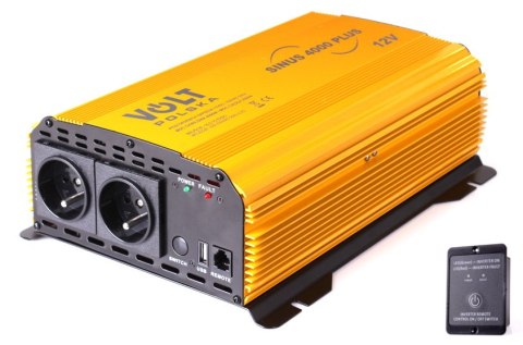 PRZETWORNICA VOLT POLSKA SINUS PLUS 4000 12V / 230V 2000/4000W PRZETWORNICA VOLT POLSKA SINUS PLUS 4000 12V / 230V 2000/4000W